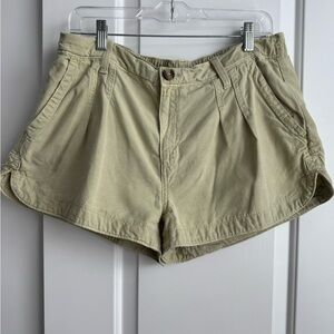 Aerie Daydream Soft Twill High Waisted Shorts | Size L